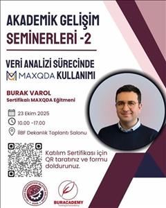 Akademik Gelişim Seminerleri - 2: Veri Analizi Sürecinde MAXQDA Kullanımı