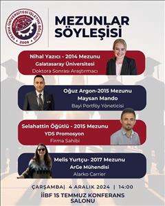 Mezunlar Söyleşisi