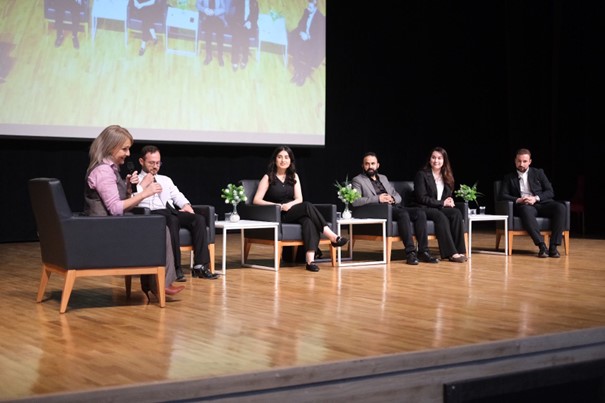Our Alumnus Ahmet Enes Polat Shared His Experiences at the Career Fair Alumni Panel