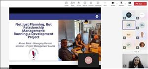 Industry Experience in Project Management Class: Ahmet Batat Meets with Students