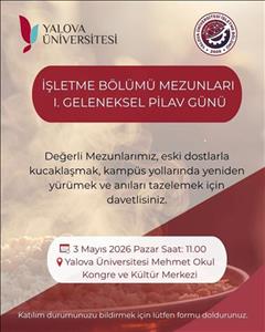 İşletme Bölümü Mezunları 1. Geleneksel Pilav Günü